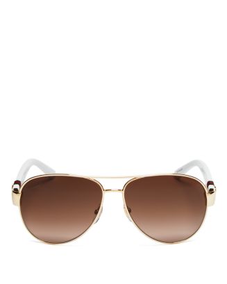 gucci women's aviator glasses