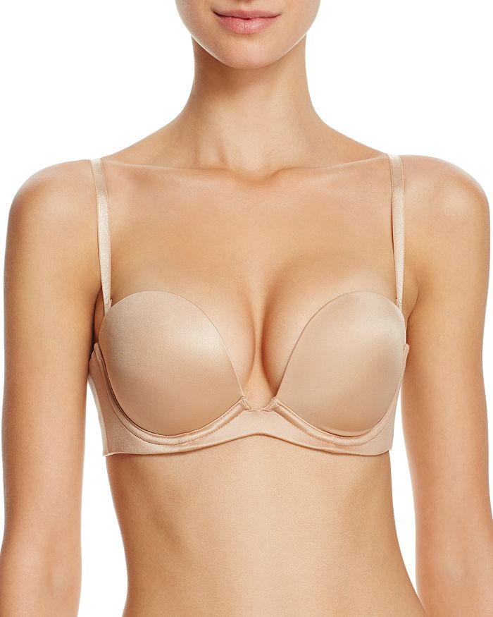 Fine Lines 6-way Convertible Strapless Bra In Nude
