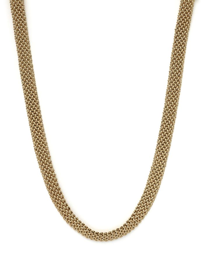 Bloomingdale's Made In Italy Woven Necklace In 14k Yellow Gold, 18 - 100% Exclusive
