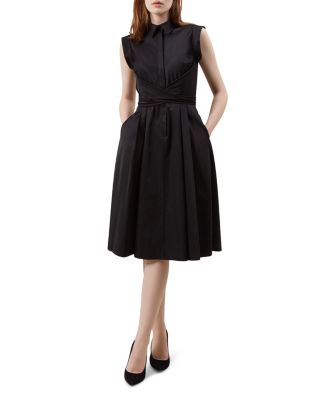 hobbs black shirt dress