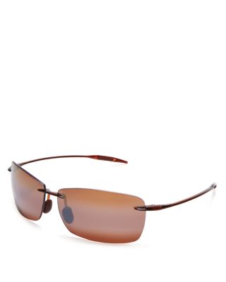  Lighthouse Polarized Rimless Sunglasses, 65mm