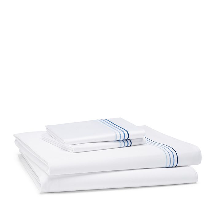 Frette Cruise Sheet Set, Queen - 100% Exclusive In White/blue