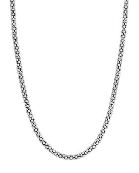 LAGOS - LAGOS Sterling "Caviar" Silver Rope Chain Necklace, 16"