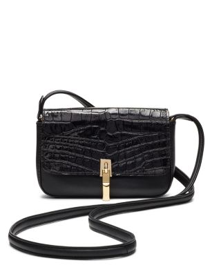 Reese Witherspoon's black croc crossbody bag