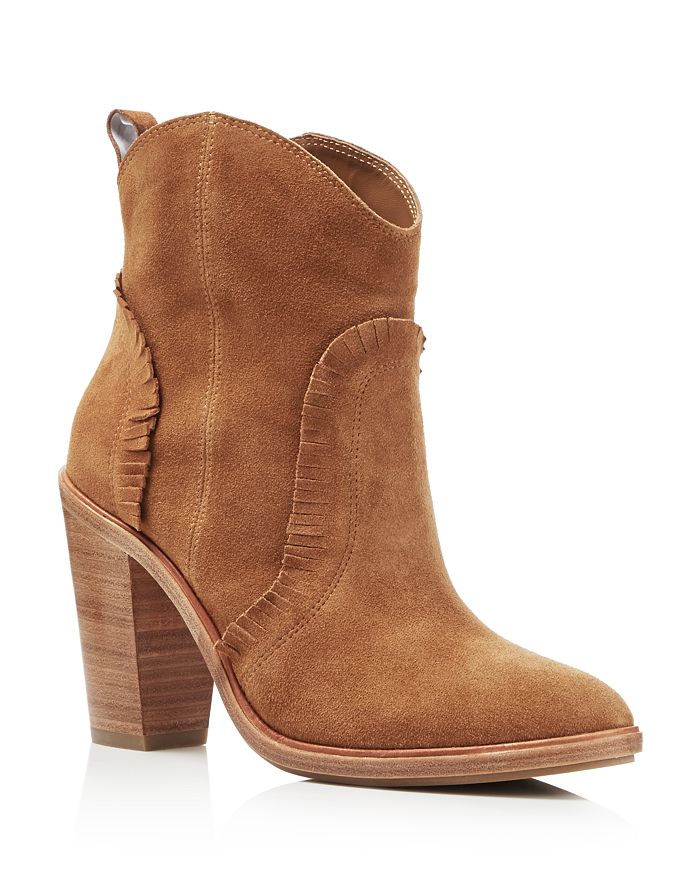 Joie fringe booties cheap
