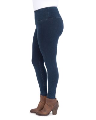 Denim-Look Leggings
