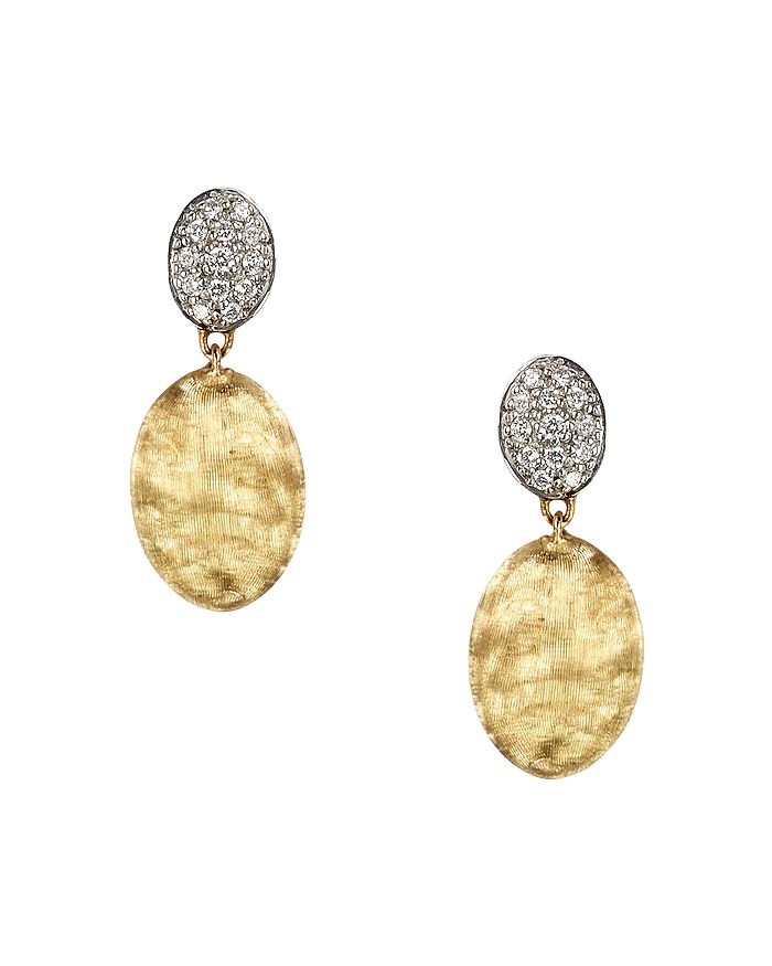 Shop Marco Bicego Siviglia Diamond Earrings,.2 Ct. T.w. In White/gold