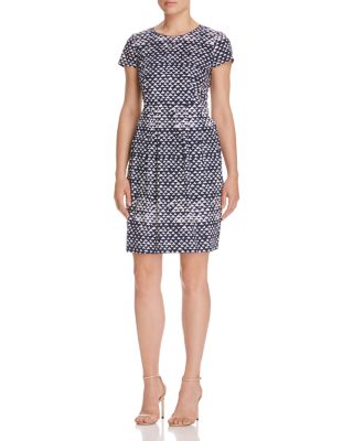 Gina Geo Print Sheath Dress 