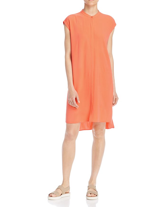 Eileen fisher outlet orange dress