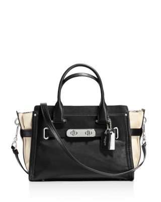 COACH Color Block Soft Swagger 27 Satchel | Bloomingdale's Handbags
