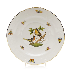 Herend Rothschild Bird Rimmed Soup Bowl, Motif #8 In Motif 08
