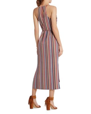 knee length dresses for ladies Satin Crepe Combo Midi Black / 16