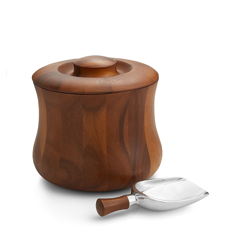 Nambe Nara Ice Bucket with Scoop