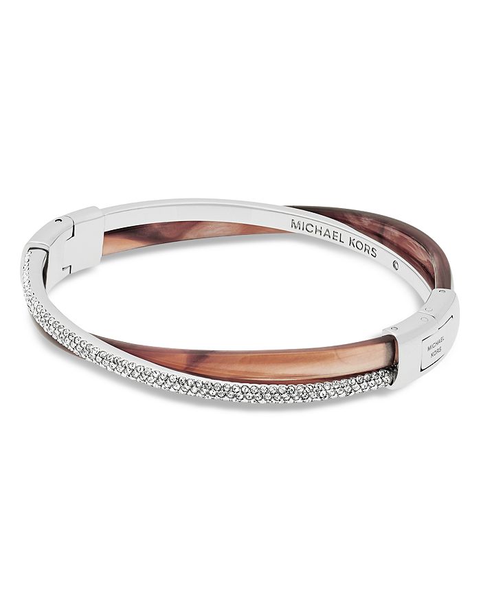 Michael Kors Pav Crisscross Hinge Bangle Bloomingdale s