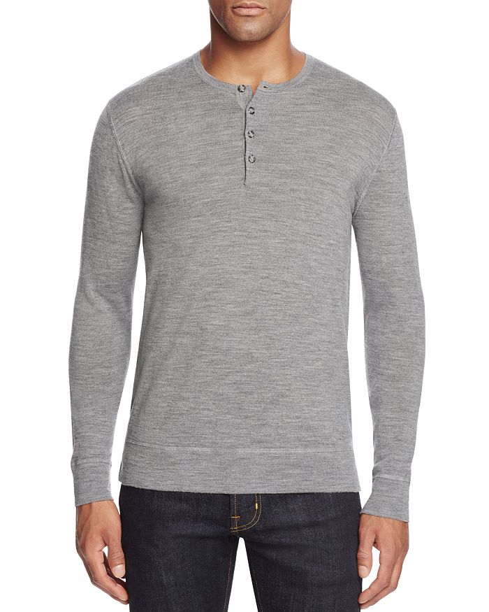 The Men's Store at Bloomingdale's Merino Wool Henley - 100% Exclusive ...