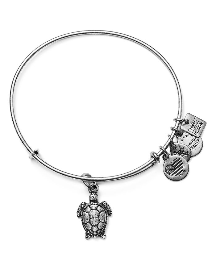 ALEX AND ANI ALEX AND ANI SEA TURTLE EXPANDABLE WIRE BANGLE, CHARITY BY DESIGN COLLECTION,CBD16STRS
