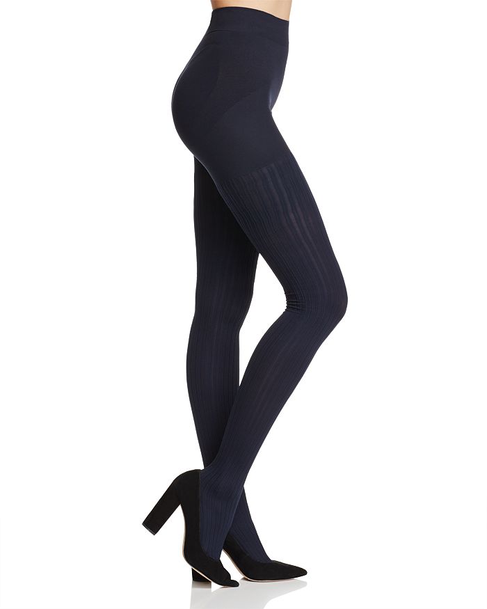 HUE Double Rib Shaping Tights Bloomingdale s