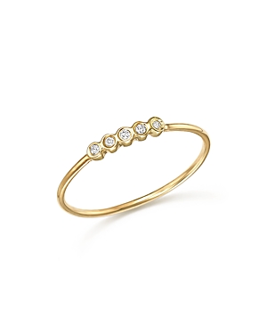Zoe Chicco 14K Yellow Gold Bezel Diamond Ring