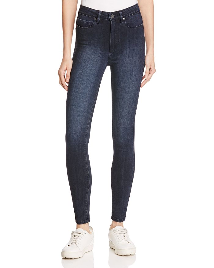 PAIGE Hoxton Ankle Skinny Jeans in Harla