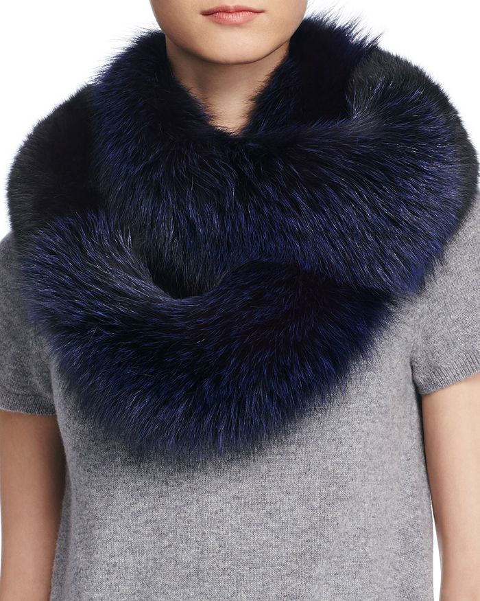 Surell Fox Fur Stole Scarf - 100% Exclusive | Bloomingdale's