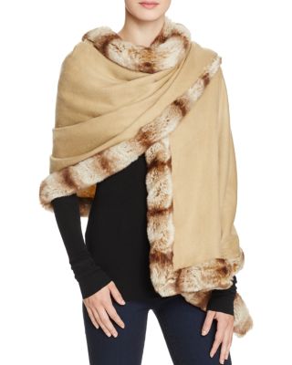 bloomingdales fur scarf