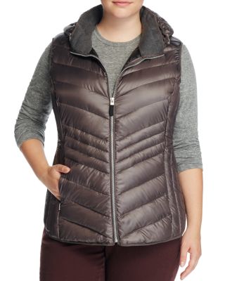 marc new york hooded puffer vest