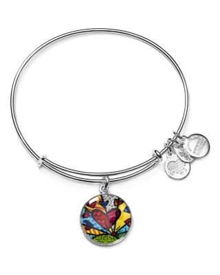 ALEX and ANI - Art Infusion Romero Britto A New Day Expandable Wire Bangle