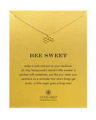 dogeared bee necklace