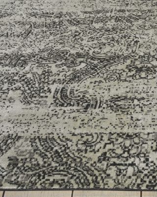 Luminance LUM11 Rug - Ivory/Black, 7'6" x 10'6"