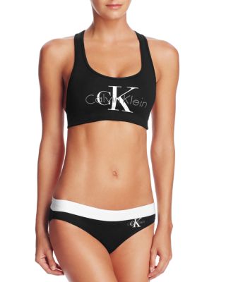 Retro Calvin Lined Bralette & Bikini