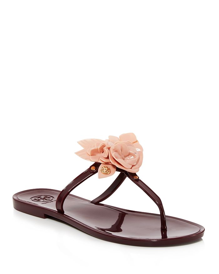 Tory Burch Blossom Jelly Thong Sandals | Bloomingdale's