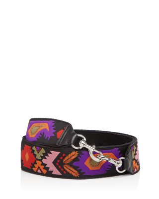Rebecca Minkoff - Embroidered Pattern Guitar Handbag Strap