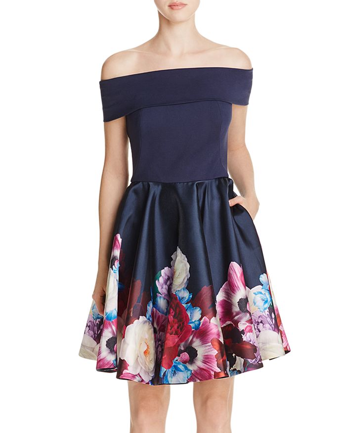 Ted Baker Nersi Off the Shoulder Dress Bloomingdale s