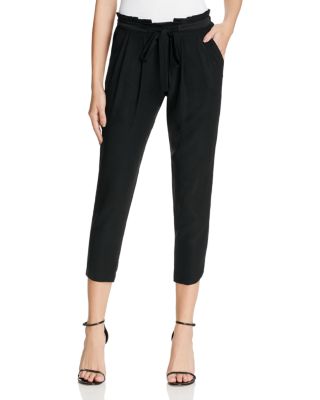 Allyn Stretch Silk Cropped Pants