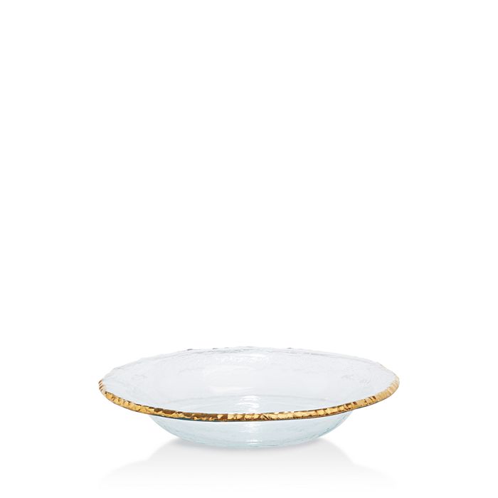 Annieglass Edgey 9 Soup Bowl In Gold