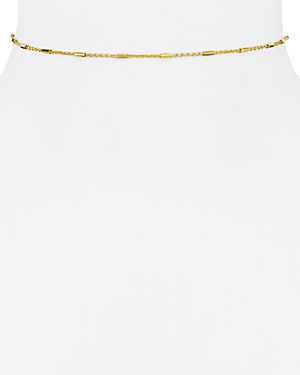 Bar and Chain Choker Necklace, 12