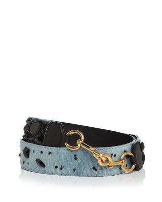 embellished handbag strap