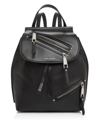 marc jacobs backpack leather black