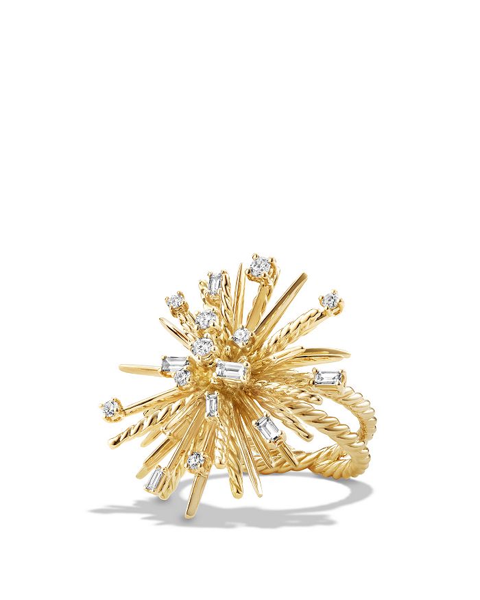 DAVID YURMAN SUPERNOVA RING WITH DIAMONDS IN 18K GOLD,R12963D88ADI7