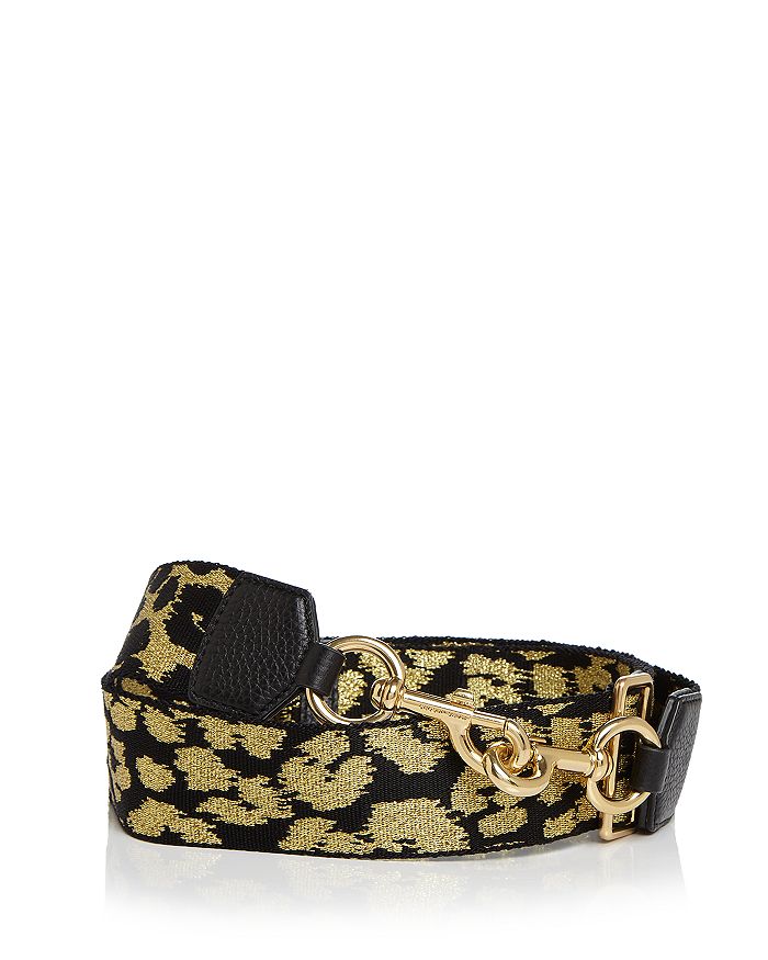 MARC JACOBS Webbed Leopard Handbag Strap Bloomingdale s