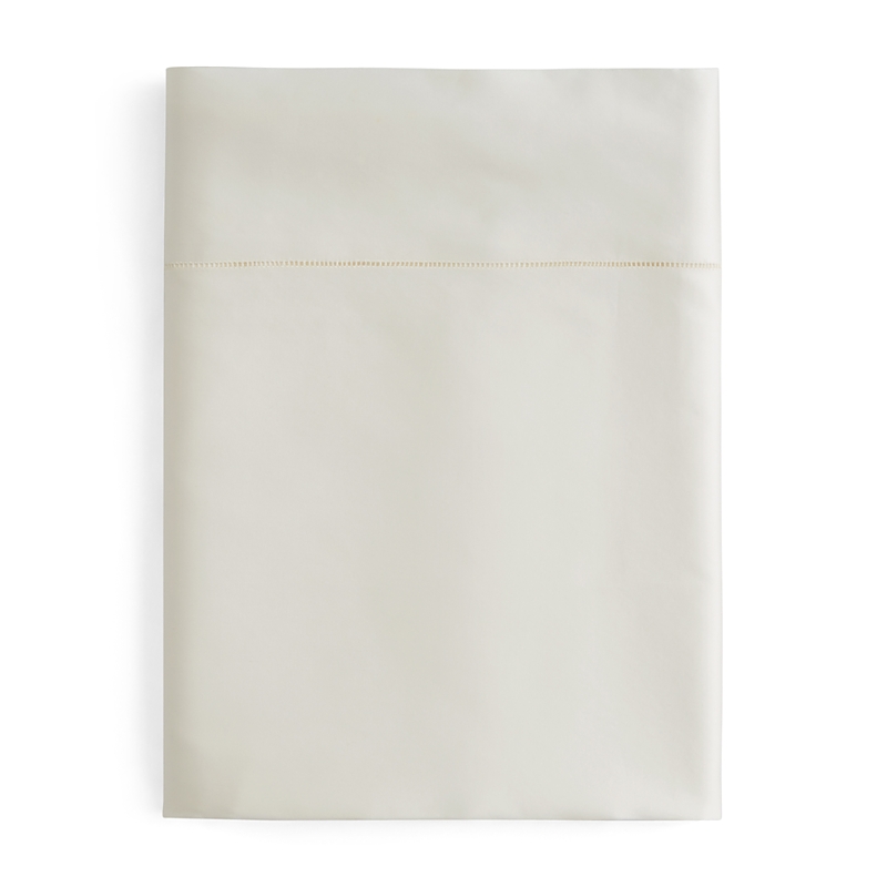 Sferra Giotto King Sateen Flat Sheet In Ivory