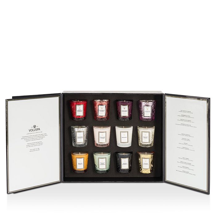 VOLUSPA JAPONICA 12 CANDLE ARCHIVE GIFT SET,7291