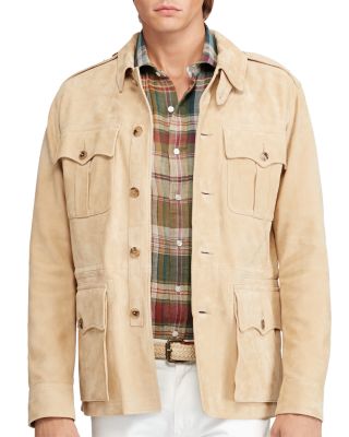 【節約術】90\'s ralphlauren suede safari jacket ジャケット・アウター