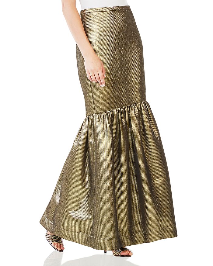 BCBGMAXAZRIA Jen Metallic Mermaid Skirt Bloomingdale s