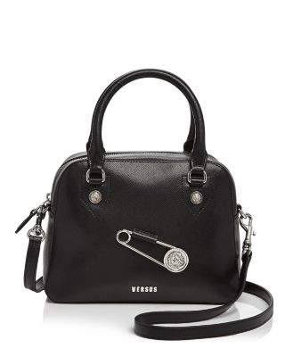 versace saffiano leather satchel