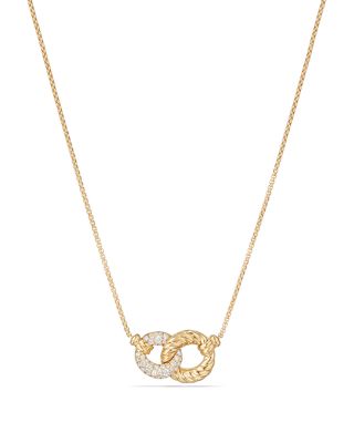 belmont double curb link necklace