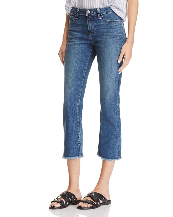 Velvet by Graham & Spencer High Rise Crop Jeans in Classic | Bloomingdale's