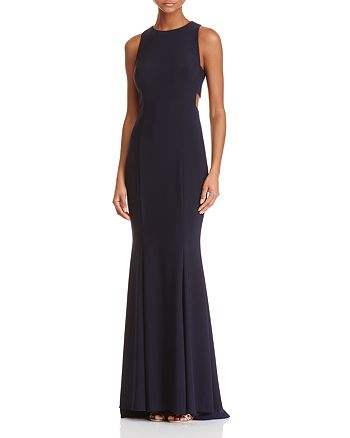AQUA Cutout Side Gown - 100% Exclusive | Bloomingdale's