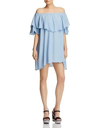 MLM Label Maison Off-The-Shoulder Mini Dress | Bloomingdale's