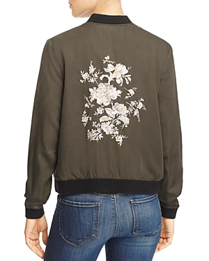 UPC 191319000017 product image for Alison Andrews Embry Embroidered Bomber Jacket | upcitemdb.com